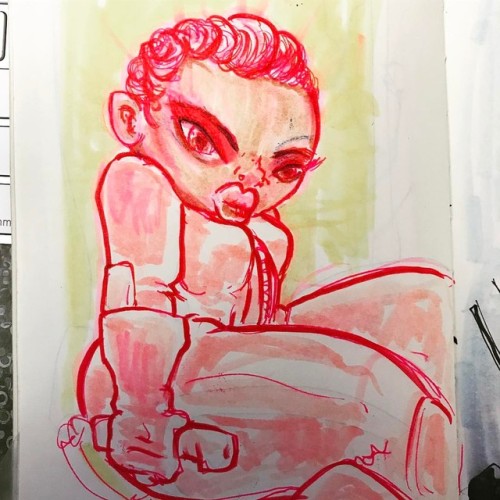 Two For Tuesday! Pink #drawing #nerdsofcolor