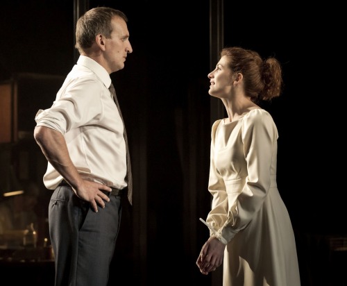 nicoleoftheisland: Antigone at the National Theatre Christopher Eccleston as Creon, Jodie Whittaker 