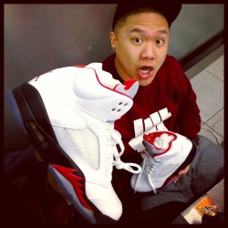 timothydelaghetto:  If y’all know me you’d know I never really was a j’s dude, but the footlocker in Rotterdam made these look so niiice. I had to ask Rick what number these were lol (at Amsterdam Airport Schiphol (AMS))  I know what you mean, I