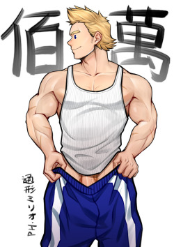 lordofthemonkeys:  eyecandyyaoi:  eyecandyyaoi: Mirio TogataSource: Unknown Uncensored and edited by me Artist is still unknown.  popped the pic into saucenao.com and found that PeterHL is the artist. https://www.pixiv.net/member.php?id=8041698 https://ww