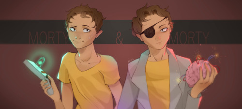 Here’s a sketch of Morty Smith and Evil Morty to celebrate Season 3′s return