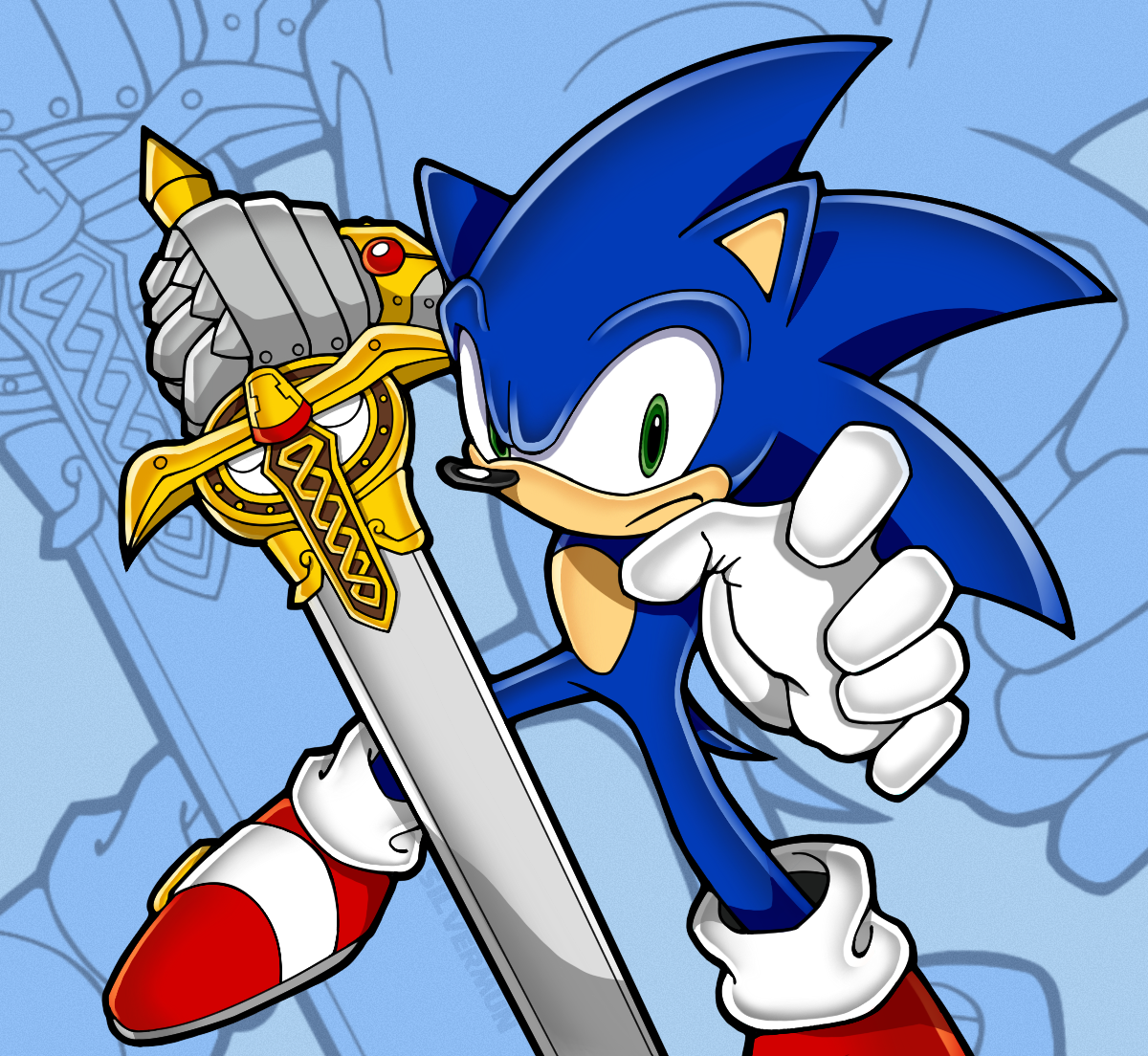 Yuji Uekawa Sonic x Silver draft for Sonic Channel artwork :  r/SonicTheHedgehog