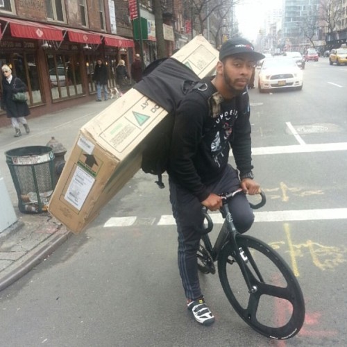 trackordienyc:  Have bike, will travel. NO EXCUSES!