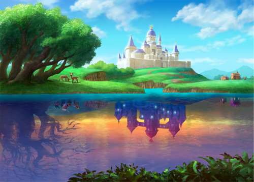 gameandgraphics:  The Legend of Zelda: A Link between worlds original artworks - Nintendo 3DS, 2013.