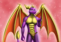 “Oooo, Spyro…look at these briefs~”“I….uhh…they’re