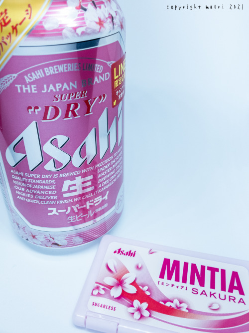 Limited package of SAKURA Japanese Beer ( Asahi Super-dry ) and Tablet ( MINTIA )Posted; February 18