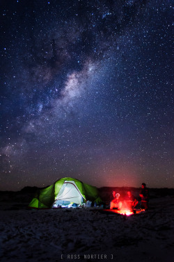 rossnortier:  ©ROSS NORTIER - West coast tripping for waves. does it get any better than camping on a beach in the middle of nowhere with a bunch of friends under these stars?