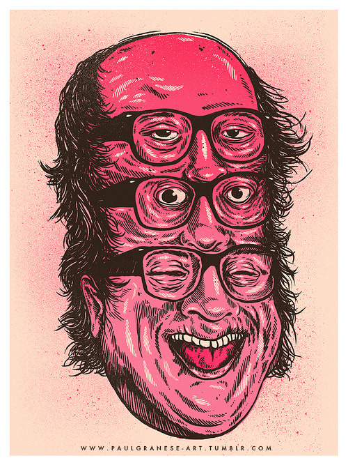 paulgranese-art:  At last, finally finished! This mutated, pink-headed Danny Devito print is now AVAILABLE FOR PRE-ORDER HERE! 