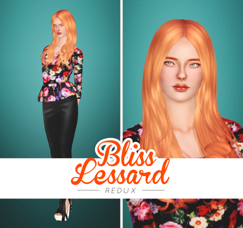  Bliss Lessard - REDUX | an old sim by sunpi, now with more prettyAs per my promise that I will up