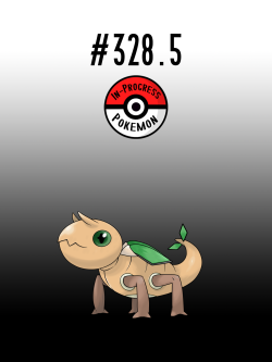 inprogresspokemon:  wildcardarcana:  inprogresspokemon:  #328.5 - Trapinch are patient ambush predators that construct sloping, bowl-like nests below the desert sand, where they wait in hiding for prey to tumble down. They require a lot of energy to