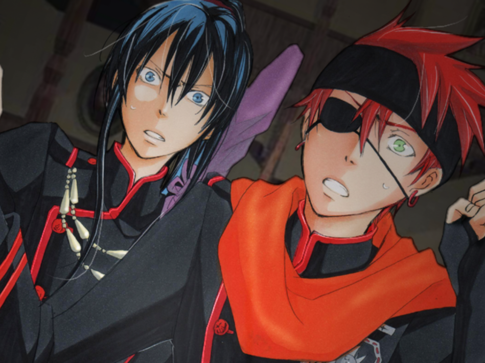 artwork of Kanda and Lavi looking surprised