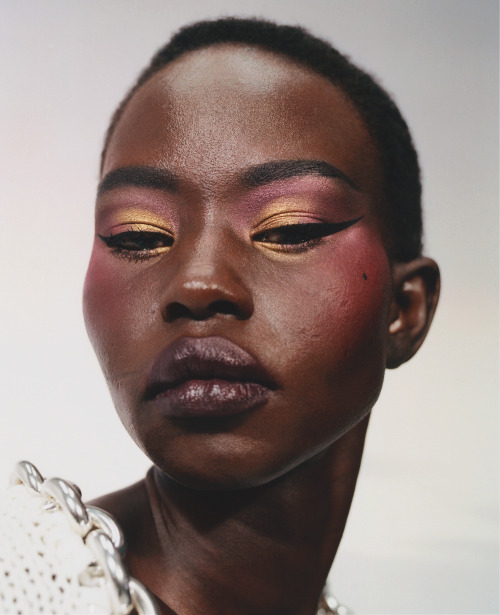 aesxe:  Aweng Chuol by Benjamin Vnuk for Selfridges Beauty, October 2020