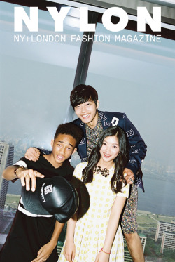 kmagazinelovers:  Yeo Jin Goo, Kim Yoo Jung and Jaden Smith - Nylon Magazine June Issue ‘13 