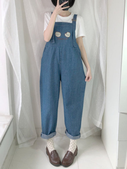 winriirockbell: Pure Color Loose Jumpsuit  ► discount code : Crystal15