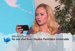 nasty713:  h-u-m-o-u-r:     celebrities read mean tweets   CHRISTINA’S I’M DYING. 