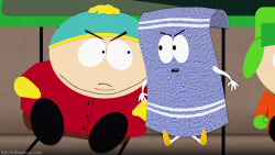 southparkdigital:  CARTMAN: Yeah, but you’re a towel.TOWELIE: YOU’RE a towel! [watch it here] 