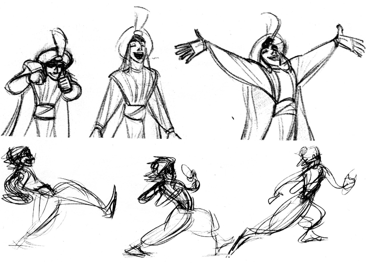 2dtraditionalanimation:  Aladdin - Glen Keane 