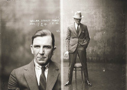 gregorypecks-deactivated2014032:  Wearing fedoras, top hats and waistcoats and staring fixedly back at the camera, these men could have been posing for a magazine. But these amazing images from the 1910s to the 1930s are actually police mugshots taken