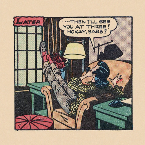 ISOLATED COMIC BOOK PANEL #2986title: CLUB 16 COMICS #2 - P8:6artist: UNKNOWNyear: 1947