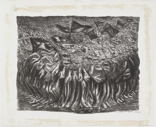 The Masses, José Clemente Orozco, 1935, MoMA: Drawings and PrintsInter-American FundSize: com