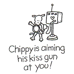 chippythedog:  Consider yourself kissed! 