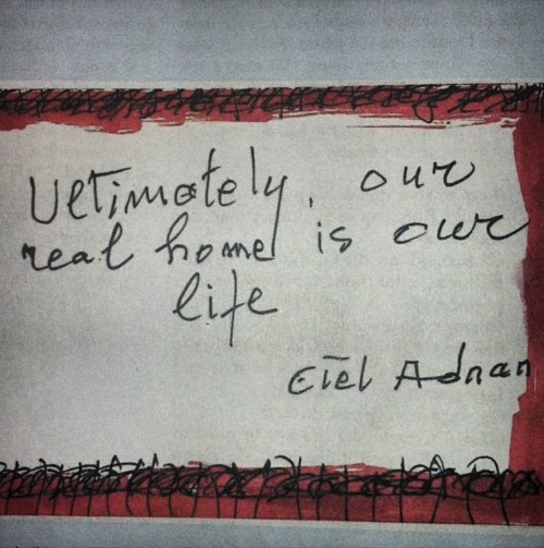 ETEL ADNAN, VIA HANS ULRICH OBRIST INSTAGRAM