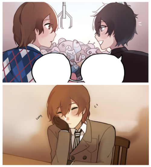 Preview for my part in @shuakeanthology!!! I drew an illustration and some 4-komas!  Preorders 