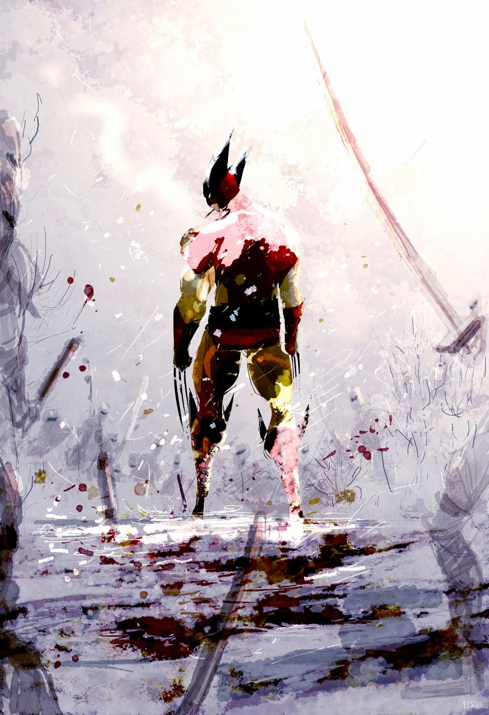 thecomicartblog:  My Kind of Party Wolverine in Japan by Pascal Campion