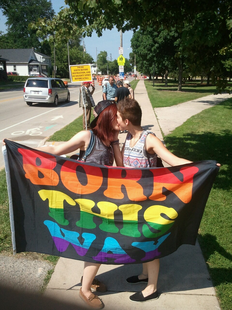 thatfuckinglesbian:  acquire-swag:  protesters~  Protestors lol