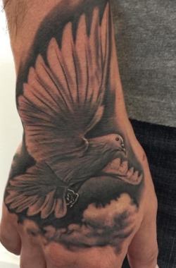 Bob Tyrell Dove Tattoo