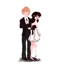 justadreamaway735:  Miraculous Ladybug - High School Musical 3*inspired by those old promo pics for the film*Thanks goes to that one brilliant person in the ML fandom who made a post about this crossover; if someone can help me find the link to it, that’d