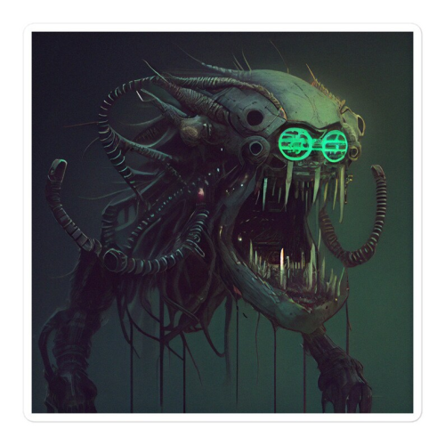 lyuboserafimov:MJ Version 4 is SICKCyberpunk AI Monster Sci-fi Horror Abstract - Etsy