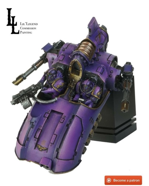 Emperor’s Children Legion Rhino transports. I used the tutorial for Emperor’s Children a