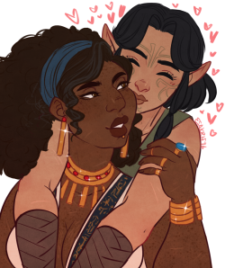 esakris:  femslash february ended you say? lmao you thought. the femslash never ends. 