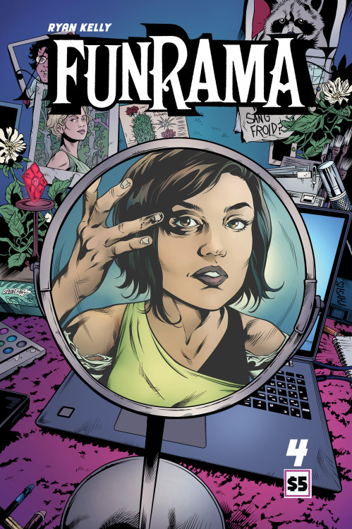 FUNRAMA #4: First Night. Story and art by me, Ryan Kelly. Cover inks by Barbara Guttman; Colors by P