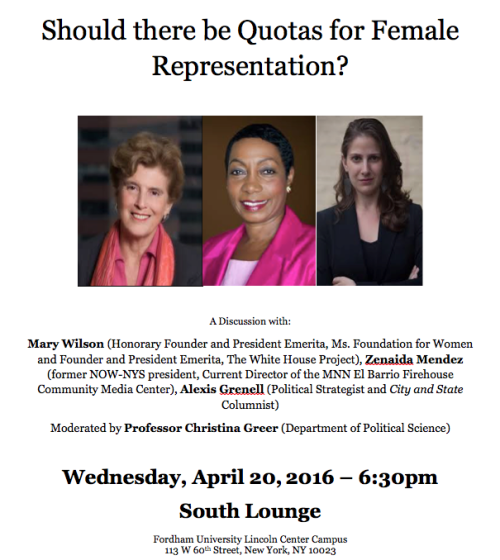 Two great discussions on politics happening at Fordham Lincoln Center, moderated by Christina Greer,