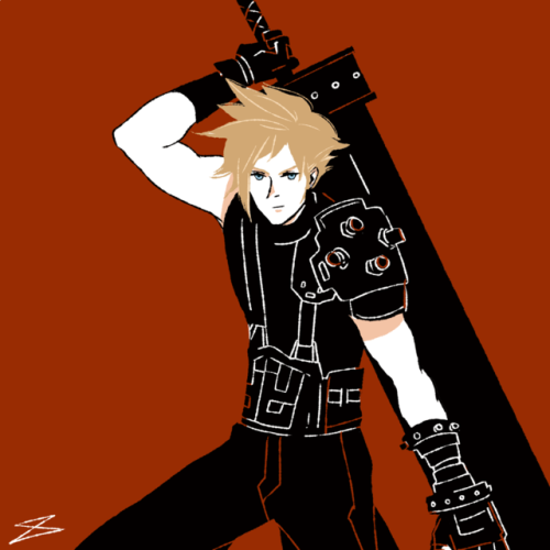 00323z: Those Who Fight! - Final Fantasy VIIVII 1 hour drawing Cloud, Tifa, Barret, Aerith