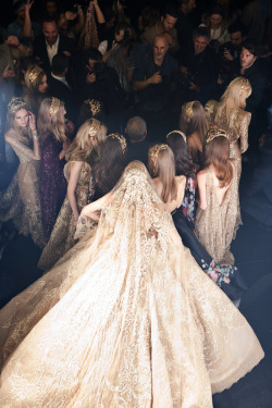 dustjacketattic:  backstage elie saab haute couture ss16 