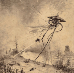 sciencefictionworld:  Some illustrations from H. G. Wells’ “The War of the Worlds” by Brazilian artist Henrique Alvim Corrêa.  These all date back to 1906. 