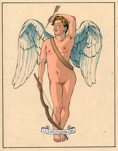 felixdeon:**Love Lies**This beautiful trans cupid is available as an original drawing. Click HERE. 