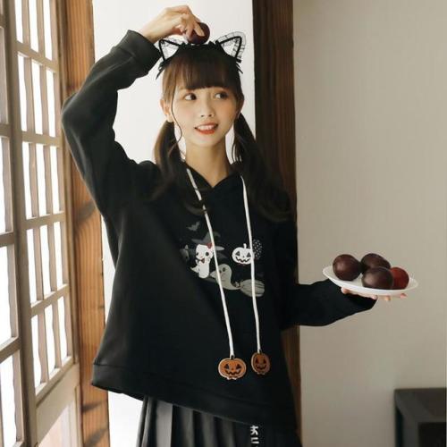 Cute Halloween Cosplay Devil Pumpkin Hoodie starts at $41.90 ✨✨✨This is so cute! Catch my eye right 