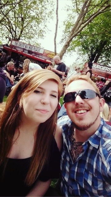 Me and sergeantslam hanging at Slam Dunk. 😎