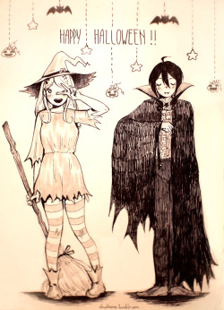 cloudlama:    🎃    🎃    🎃I completely failed the Inktober guys! :””)