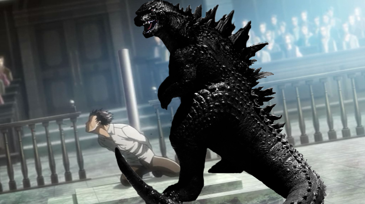 erenjaegrrr:  totaleclipseofthedick:  AU where Levi is Godzilla but no one says anything