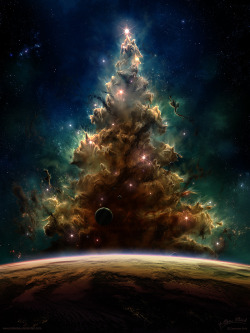pixalry:  A Space Odditree - Created by Matthew Attard Here’s to everyone having a stellar day this Christmas… 