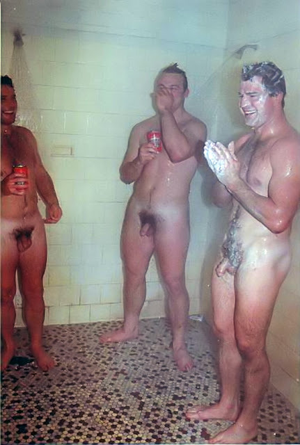 myprivatelockerroomblog:  Rugby players in showersFollow the Locker Room Guys….Take