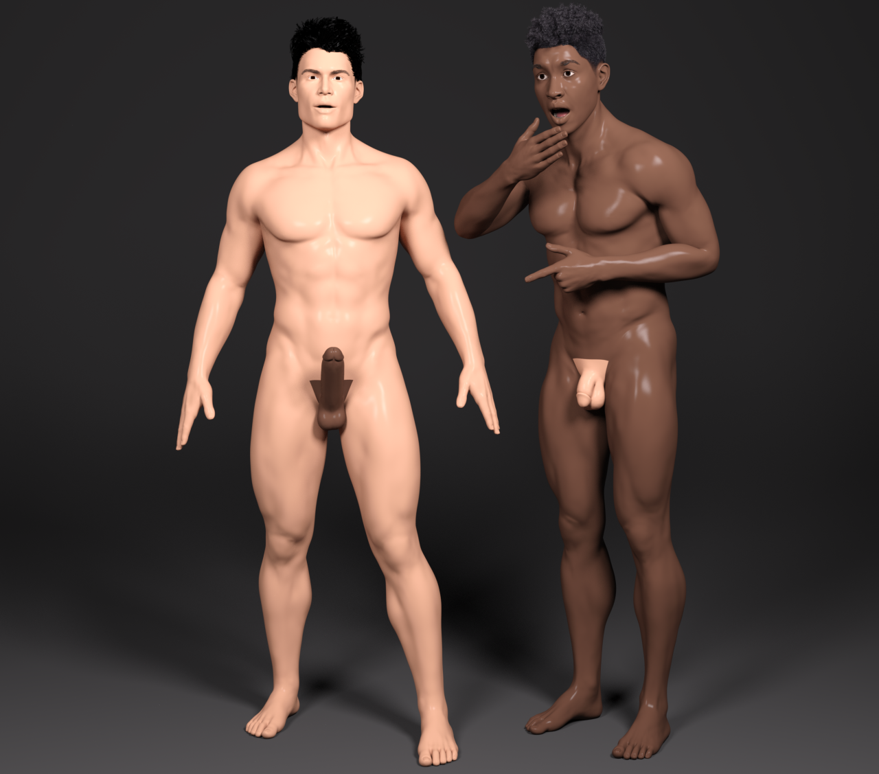shweikytumb:Not satisfied with your mannequins dicks? Switch them around!
