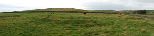 Yarnbury Henge, Grassington, Yorkshire Dales, 12.8.16. This Neolithic henge possesses a very distinc