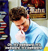 princesconsuela:  Socially awkward Chandler 