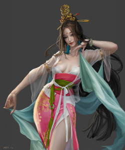 art-of-cg-girls:  DiaoChan by Miu Yang